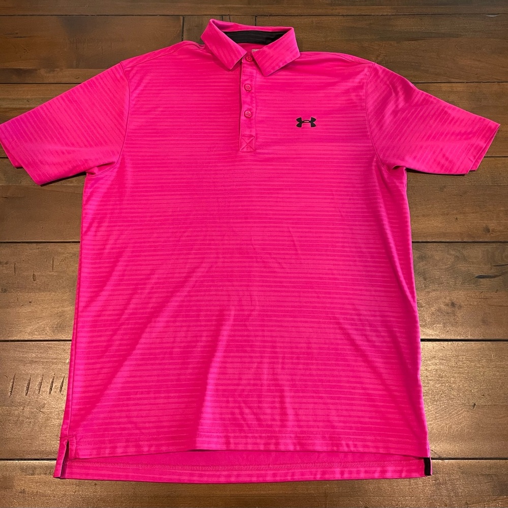 Under Armour Heat Gear Polo - Size Medium